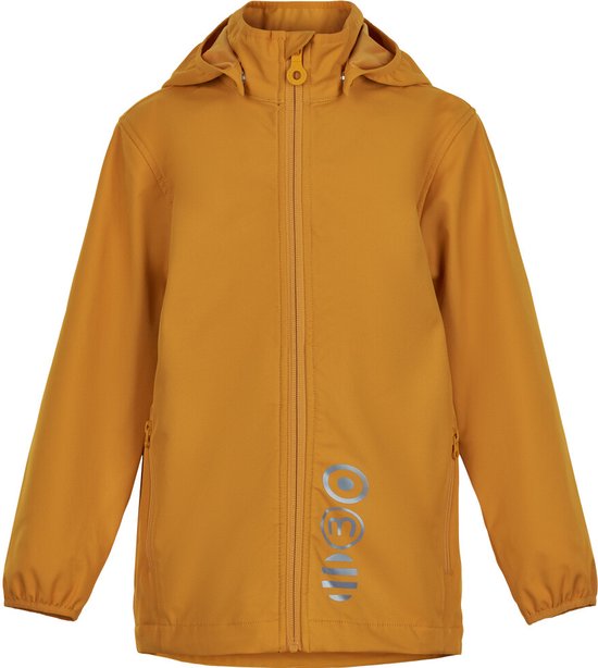 Minymo - Softshell jas voor kinderen - Golden Orange - maat 116cm