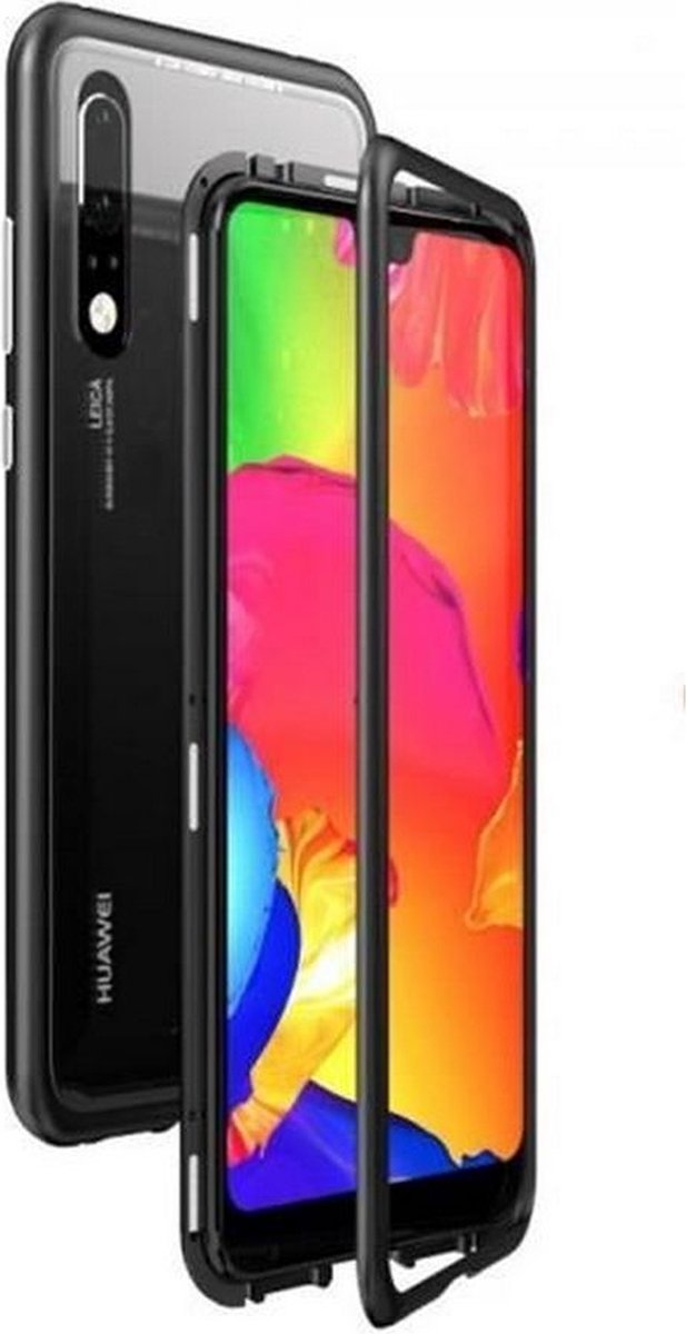 Luphie Magneto Back Case voor Huawei P20 Pro - Zwart