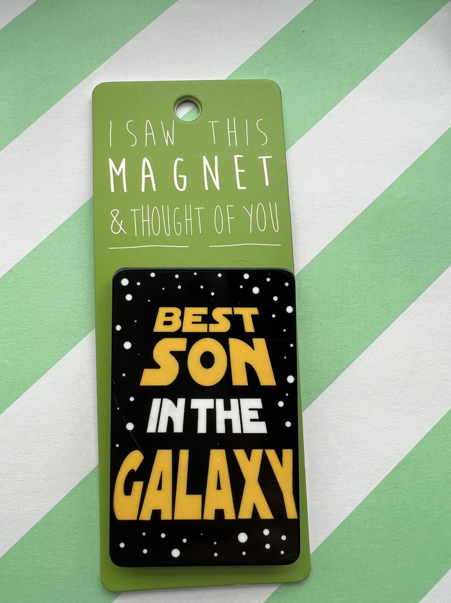 Koelkast magneet - Magnet - Best Son in the Galaxy - MA9
