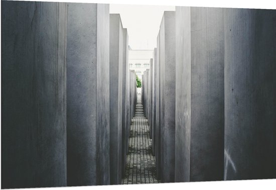 WallClassics - Dibond - Monument in Duitsland - 150x100 cm Foto op Aluminium (Met Ophangsysteem)