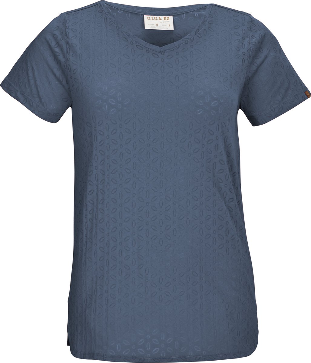 Killtec dames shirt shirt dames KM print 39427 Blauw