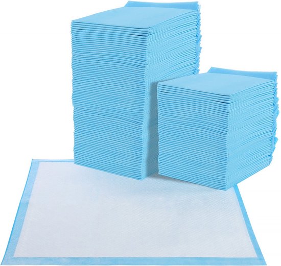 Puppy Pads 60 x 60 cm 55 stuks BlauwWit