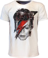 David Bowie Halftone Flash Face T-Shirt - Merchandise officielle