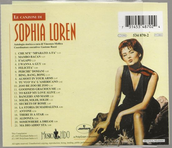 Canzoni Di Sophia Loren