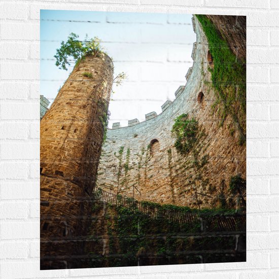 WallClassics - Muursticker - Oud Monument - Istanbul - 75x100 cm Foto op Muursticker