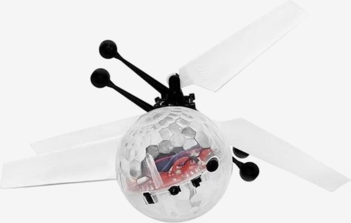Heli Ball - Flying Ball cristal - boule disco héli flottante avec lumière  Led 