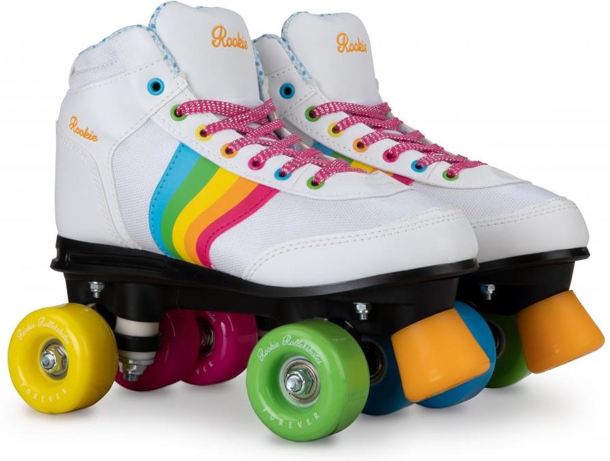 Patins roulettes Rookie Forever Rainbow White bol