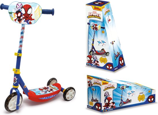 Smoby - Spiderman Step - Trottinette 3 roues - max 20kg - 67/70cm de haut -  à partir... | bol.com