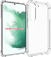 Samsung Galaxy S23 Plus (S23+) Hoesje - MobyDefend Transparante Shockproof TPU Gelcase - Verstevigde Hoeken - Volledig Doorzichtig - GSM Hoesje - Telefoonhoesje Geschikt Voor Samsung Galaxy S23 Plus (S23+)