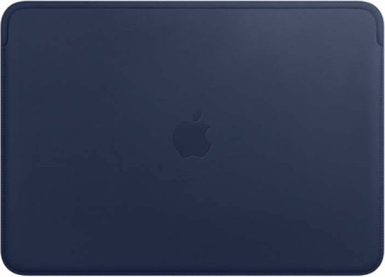 Apple Leather Sleeve MacBook Pro 13 inch (2016 - 2022) Midnight Blue |  bol.com