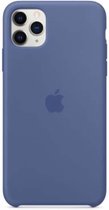 Apple Hoesje Siliconen Geschikt voor iPhone 11 Pro Max - Apple Silicone Backcover smartphone - blauw