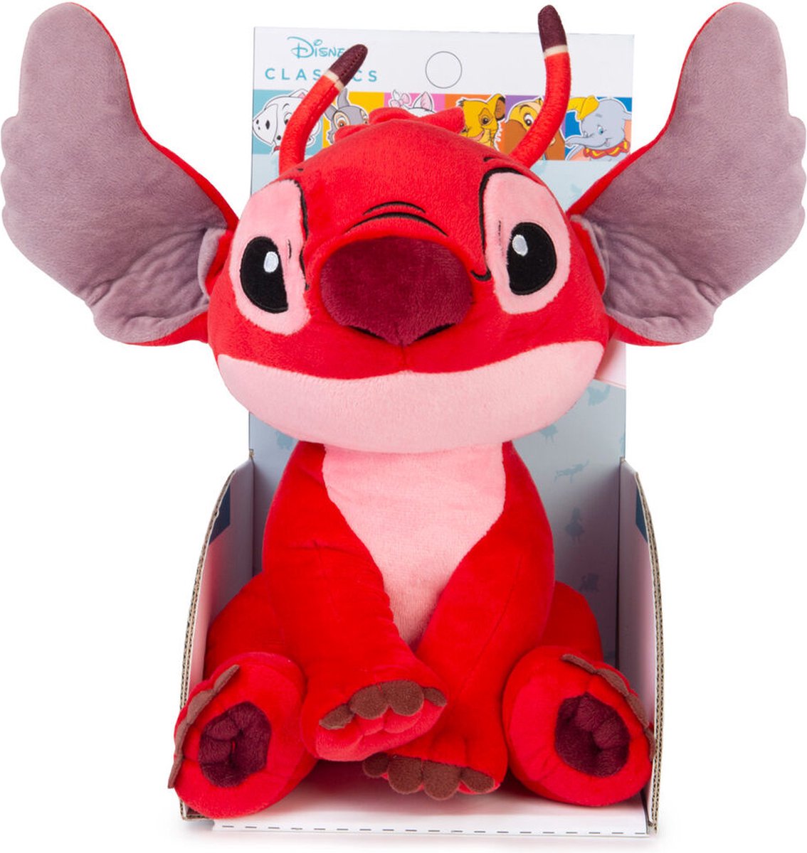 Disney - Lilo & Stitch - Leroy Sitting Soft Plush With Sound 30 cm - Display Unit