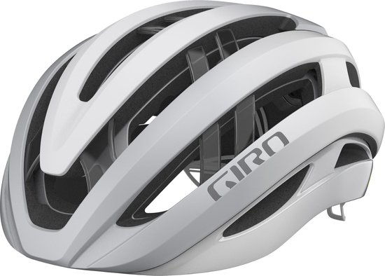 Giro Aries Spherical Racefiets Helm - Mat Wit | S