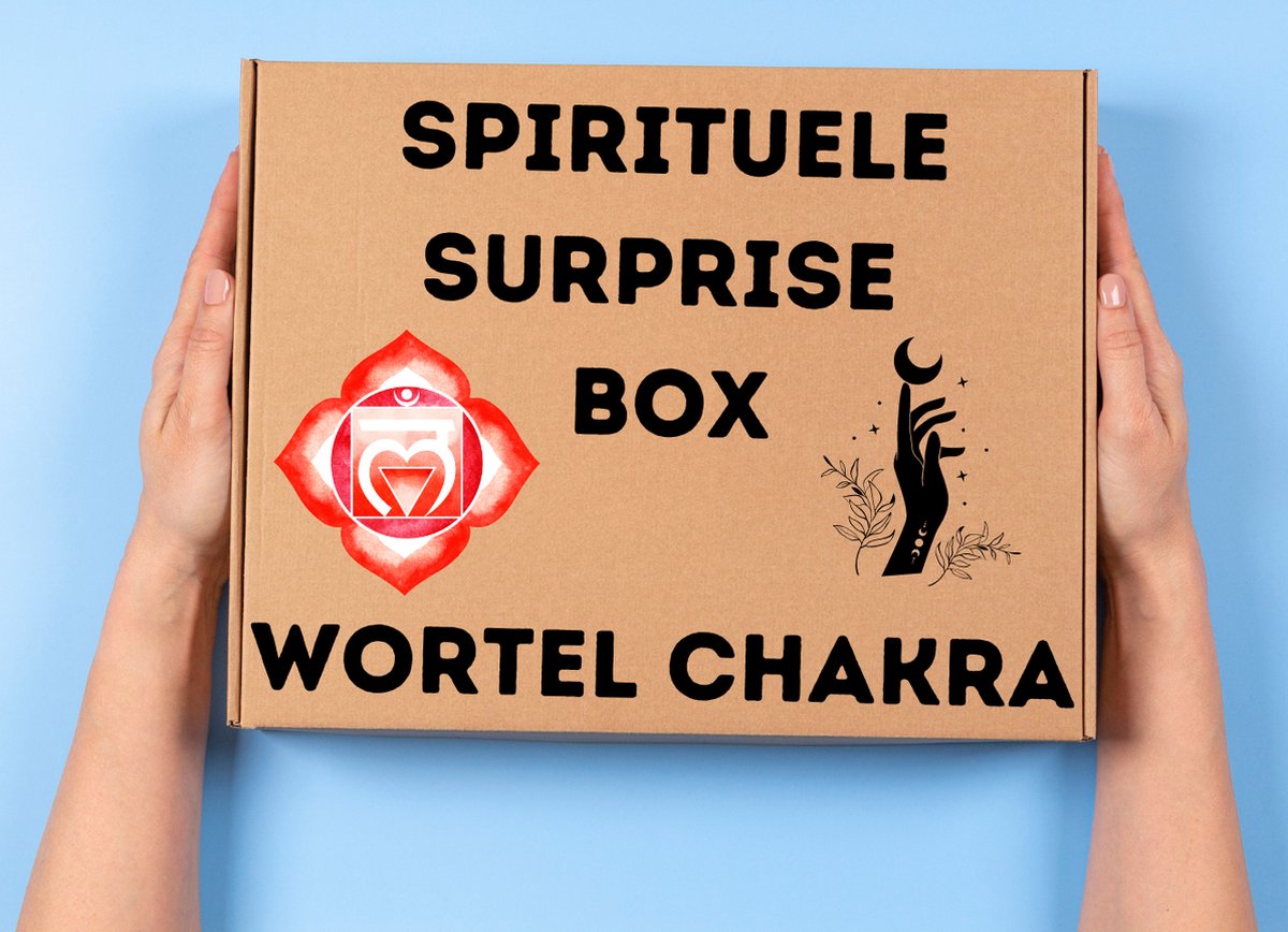 Spirituele Surprise Box Wortelchakra - Esoterie - Unieke samenstelling - Intuïtief Pakket - Kristallen - Wierook - HSP