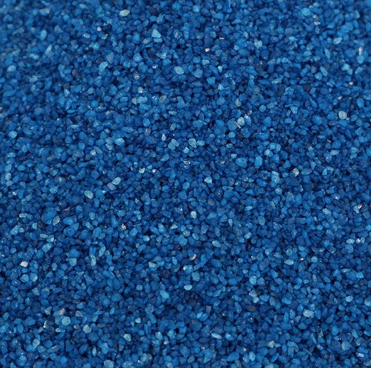 Decoratie zand - BLAUW - Decoratiezand - Gekleurd zand - Sierzand - Decoratie zand voor windlichten - Deco zand - Bloemstukken - BLAUW - 1000 GRAM