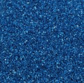 Decoratie zand - BLAUW - Decoratiezand - Gekleurd zand - Sierzand - Decoratie zand voor windlichten - Deco zand - Bloemstukken - BLAUW - 1000 GRAM