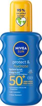 Bol.com NIVEA SUN Protect & Hydrate Zonnespray SPF 50+ - 200 ml aanbieding