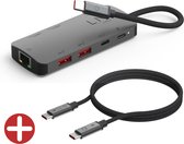 Linq byELEMENTS 8-in-1 Pro USB-C Multiport Hub (8K) + 2M USB-C PD Kabel