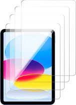 Screenprotector geschikt voor iPad 2022 10.9 inch 10e Generatie - Screen Protector Glas - 4 Stuks