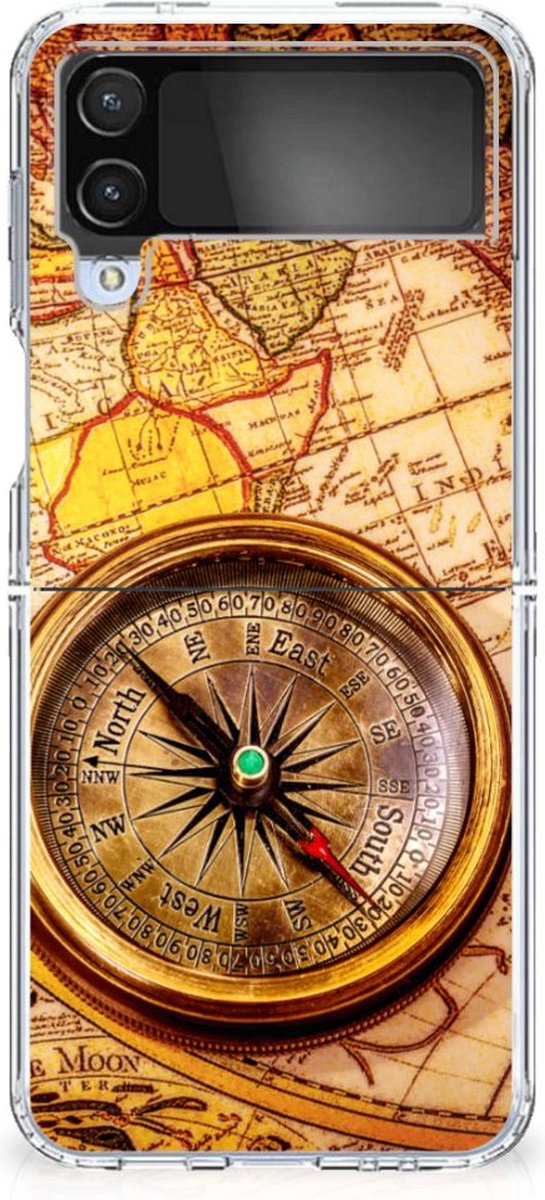 Samsung Galaxy Z Flip 4 Siliconen Back Cover Kompas