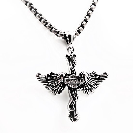 Phönix Medaillon Anhänger, Phönix Vogel Halskette Für Männer, Fliegende Phönix Halskette Wikinger Phoenix Tierschmuck, Gotische Phönix Vogel Halskette Phönix Medaillen Anhänger Halskette Für Jungen