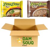 Damsouq® Instant noedels Mixpakket Yum Yum Kip en Rund (30x 60 Gram)