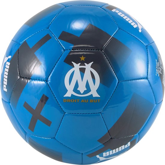 Ballon de football Olympique de Marseille Puma Pre Match - taille 4 - bleu  | bol