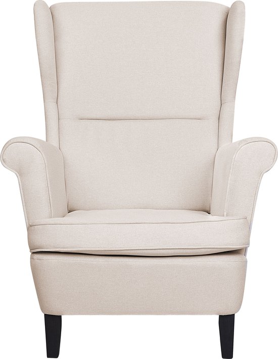 ABSON - Fauteuil - Beige - Polyester