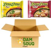 Damsouq® Instant noedels Mixpakket Yum Yum Kip en Garnaal (30x 60 Gram)