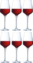 Chef & Sommelier Rode Wijnglazen Sublym 450 ml - 6 Stuks