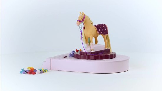 Schleich Horse Club – Aventure Camping Avec Kim Et Son Chiot Maltipoo, Tente Et Accessoires