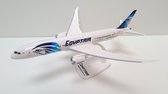 Egyptair schaalmodel - Vliegtuig Boeing 787-9 - Schaal 1:200 - Lengte 31,5 cm