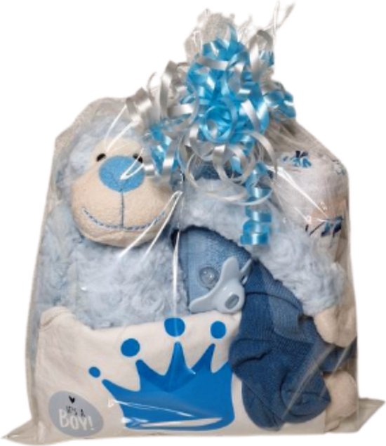 Babycadeau jongens meisjes pasgeborenen cadeauset babygeschenken 3 stuks geboortegeschenken met knuffeldoek haas en bijtring hout en slabbetje baby