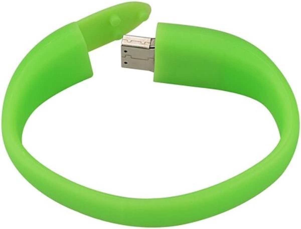 Armband usb stick 128GB 3.0 groen -1 jaar garantie – A graden klasse chip