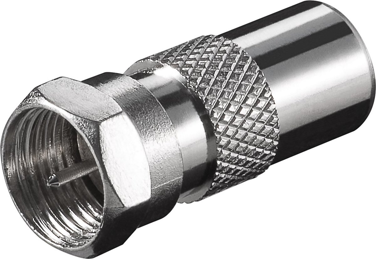Sat-Antenneadapter F-Stekker Coax-Stekker 1 Stuks