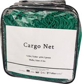 Karat Trailer Net - Filet de Couverture pour Remorque - Cordon Élastique - Filet de Cargaison - Vert - 1 x 2 m