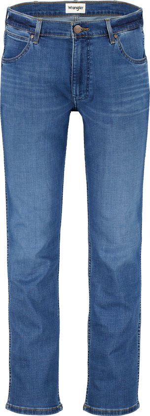 Wrangler Jeans Greensboro -modern Fit - Blauw - 32-32