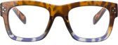 Noci Eyewear QCE301 Rumble Leesbril +2.00 - Glanzend demi, blauw