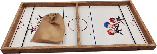 Thumbnail van een extra afbeelding van het spel Sling Puck - Fast Hockey Kids - Goed voor motoriek kinderen - Hoogglans speelveld voor snel schuiven - Grote versie