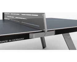 Sponeta® S6-80e outdoor Tafeltennistafel - Pingpongtafel - Grijs - vaste opstelling - Inclusief tafeltennisnet - LxBxH 274x185x76cm - 10-mm dik weerbestendig tafelblad - 10 Jaar garantie - Winkel Eindhoven-Made in Germany-kleurvast-107kg