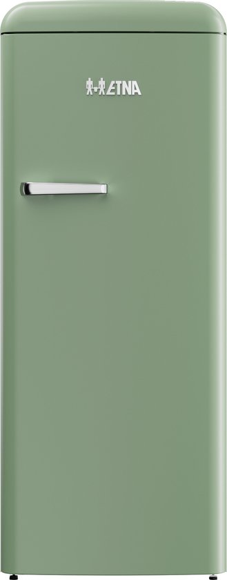 ETNA KVV7154GRO - Retro koelkast met vriesvak - Groen - 154 cm