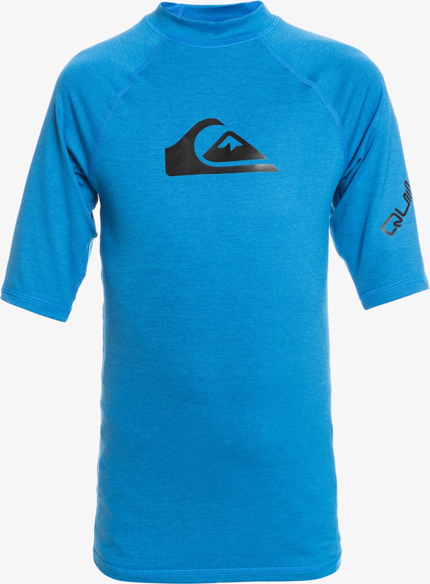 Quiksilver - UV Surf T-shirt voor jongens - All Time Korte mouw - UPF50 - Snorkel Blue - Blauw - maat 164-170cm