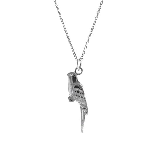 Ketting Papegaai | 925 zilver | Halsketting Dames Sterling Zilver | Cadeau Vrouw