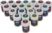BrandNewCake® Kleurstof Gel Assortiment - Set van 21 x 35gr - Eetbare Voedingskleurstof - Kleurstof Bakken