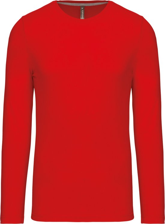 T-shirt rouge manches longues marque Kariban taille XXL