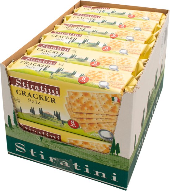 Crackers gezouten 250g - Doos 12 stuks