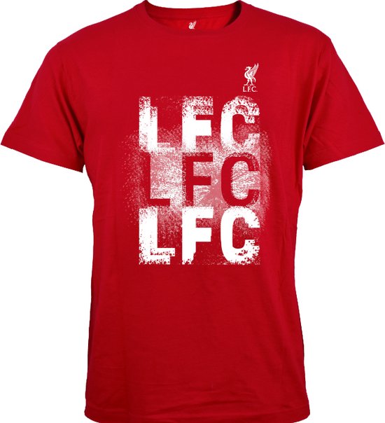 Liverpool T-shirt LFC volwassenen - maat M - rood