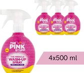 The Pink Stuff - Wash-Up Spray - 500 ml - 4 stuks - Voordeelverpakking