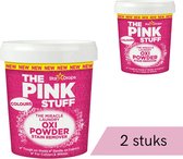The Pink Stuff - Vlekverwijderaar voor gekleurde- en witte was - 2 x 1.2 kg - Voordeelverpakking