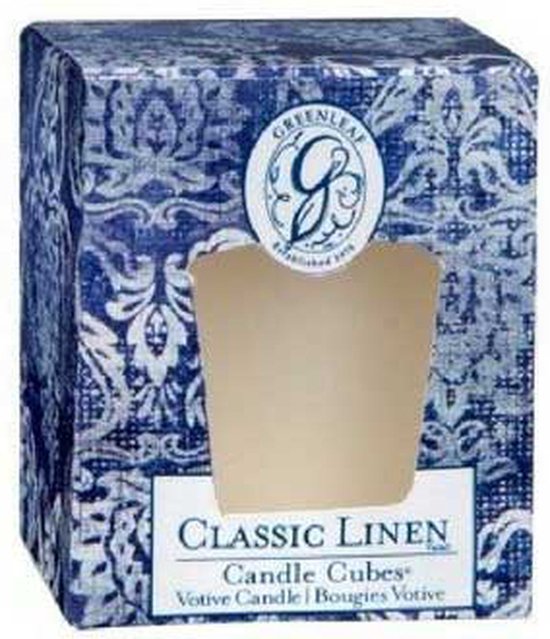 Greenleaf Geurkaarsje Classic Linen 3 stuks